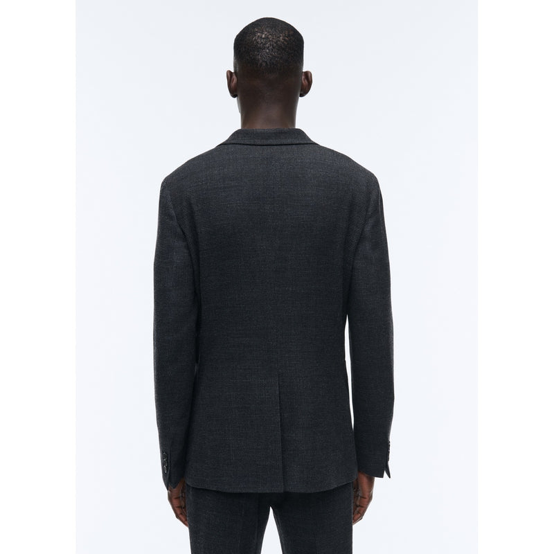 Fursac - Veste En Natté De Laine Gris Anthracite