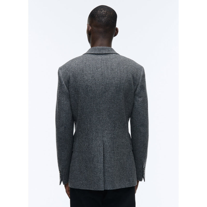 Fursac - Chaqueta de lana cardada - Acero - Hombre