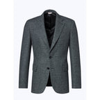 Fursac - Chaqueta de lana cardada - Acero - Hombre