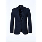 Veste En Natté De Laine - Bleu Marine