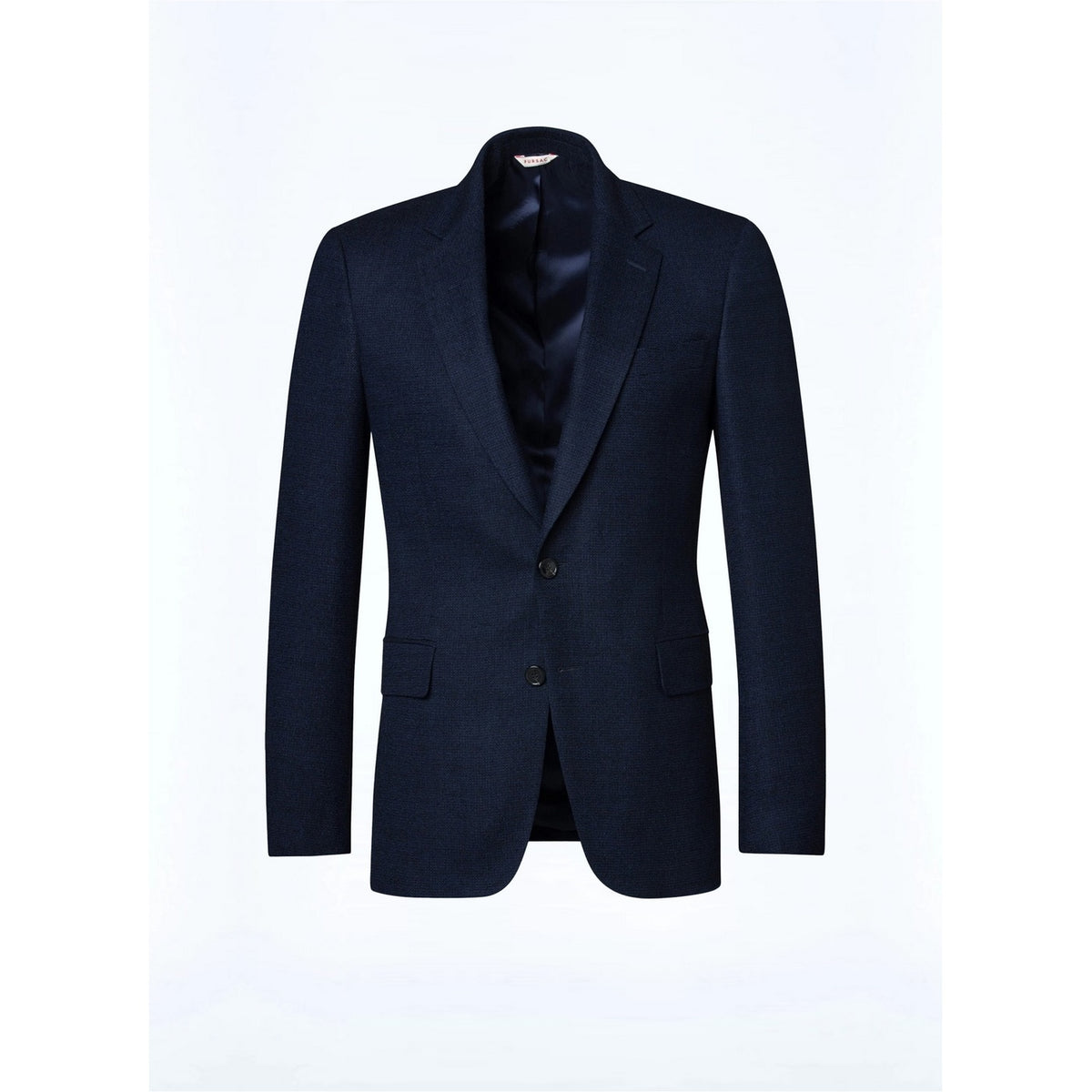 Veste En Natté De Laine - Bleu Marine