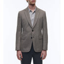 Fursac - Brown Wool Check Jacket