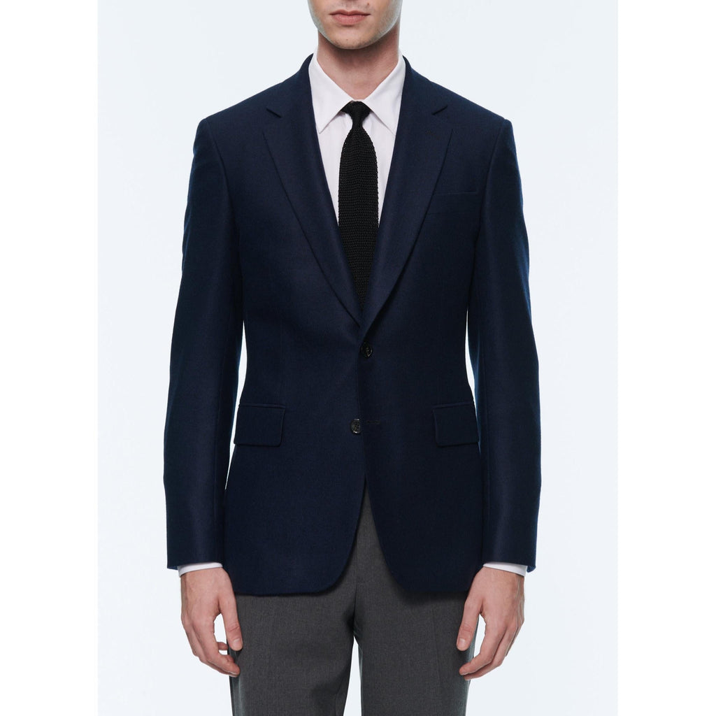 Chaqueta de tejido de cachemir - Azul marino - Hombre
