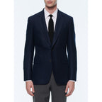 Chaqueta de tejido de cachemir - Azul marino - Hombre