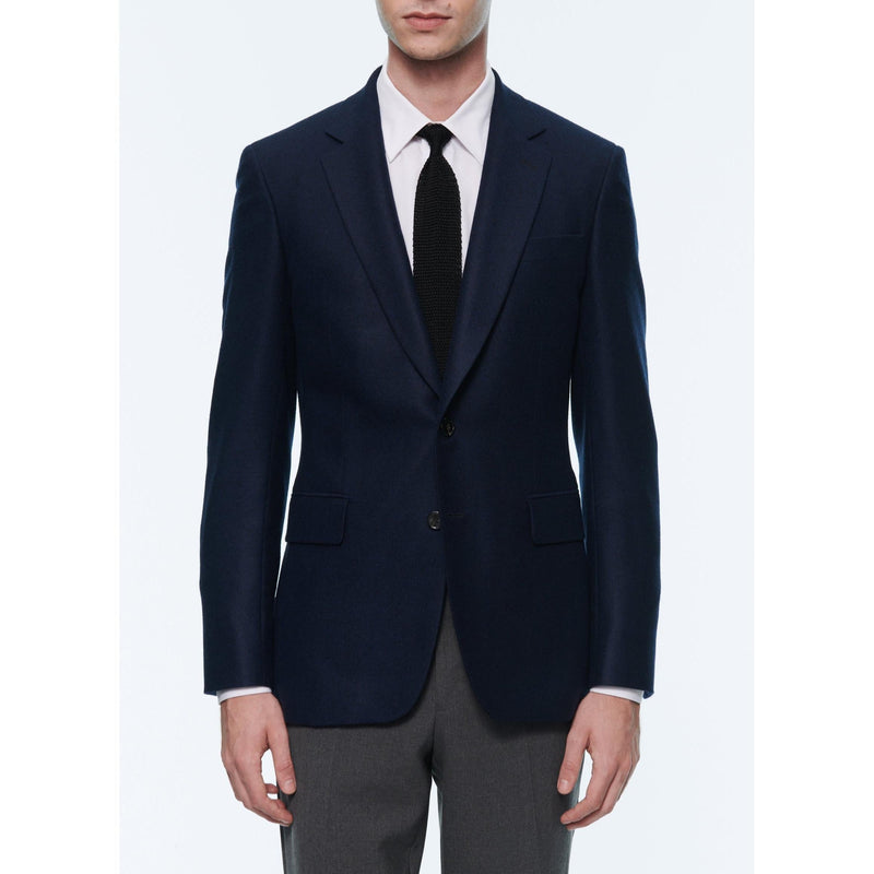 Chaqueta de tejido de cachemir - Azul marino - Hombre