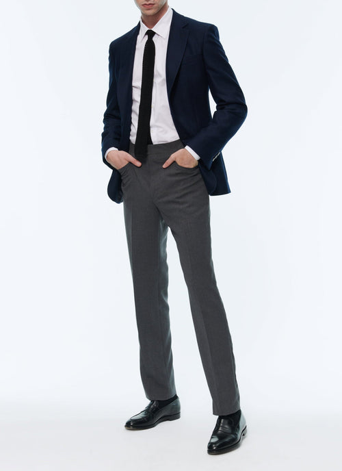 Fursac - Veste En Natté De Cachemire - Carbone - Homme