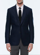 Fursac - Chaqueta de cachemir tejido de cesta - Carbono - Hombre