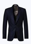 Fursac - Chaqueta de cachemir tejido de cesta - Carbono - Hombre