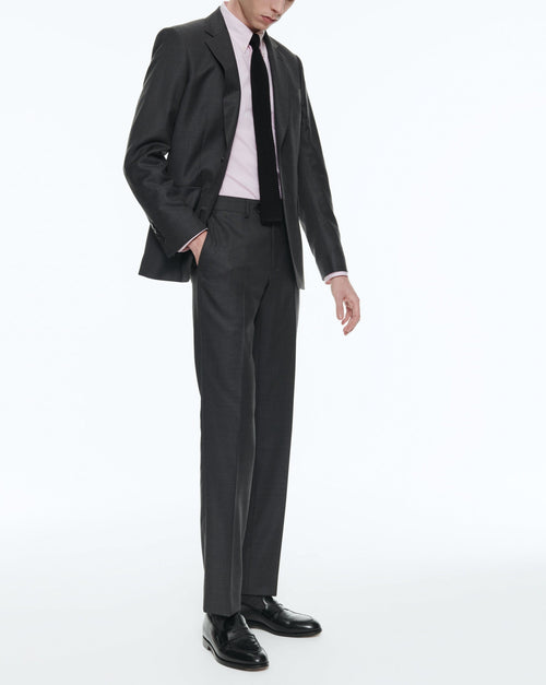 Fil À Fil Anthracite Suit Jacket - Medium Grey