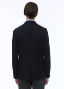 Fursac - Navy Blue Virgin Wool Jacket