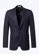 Fursac - Navy Blue Virgin Wool Jacket