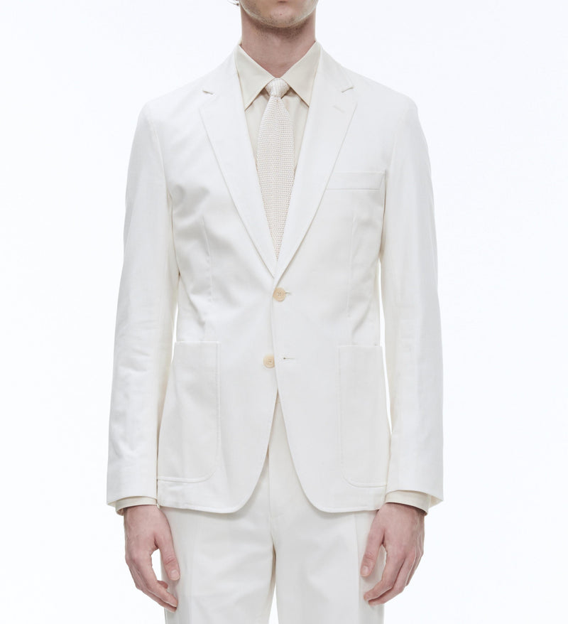 Fursac - Ecru Cotton Gabardine Jacket