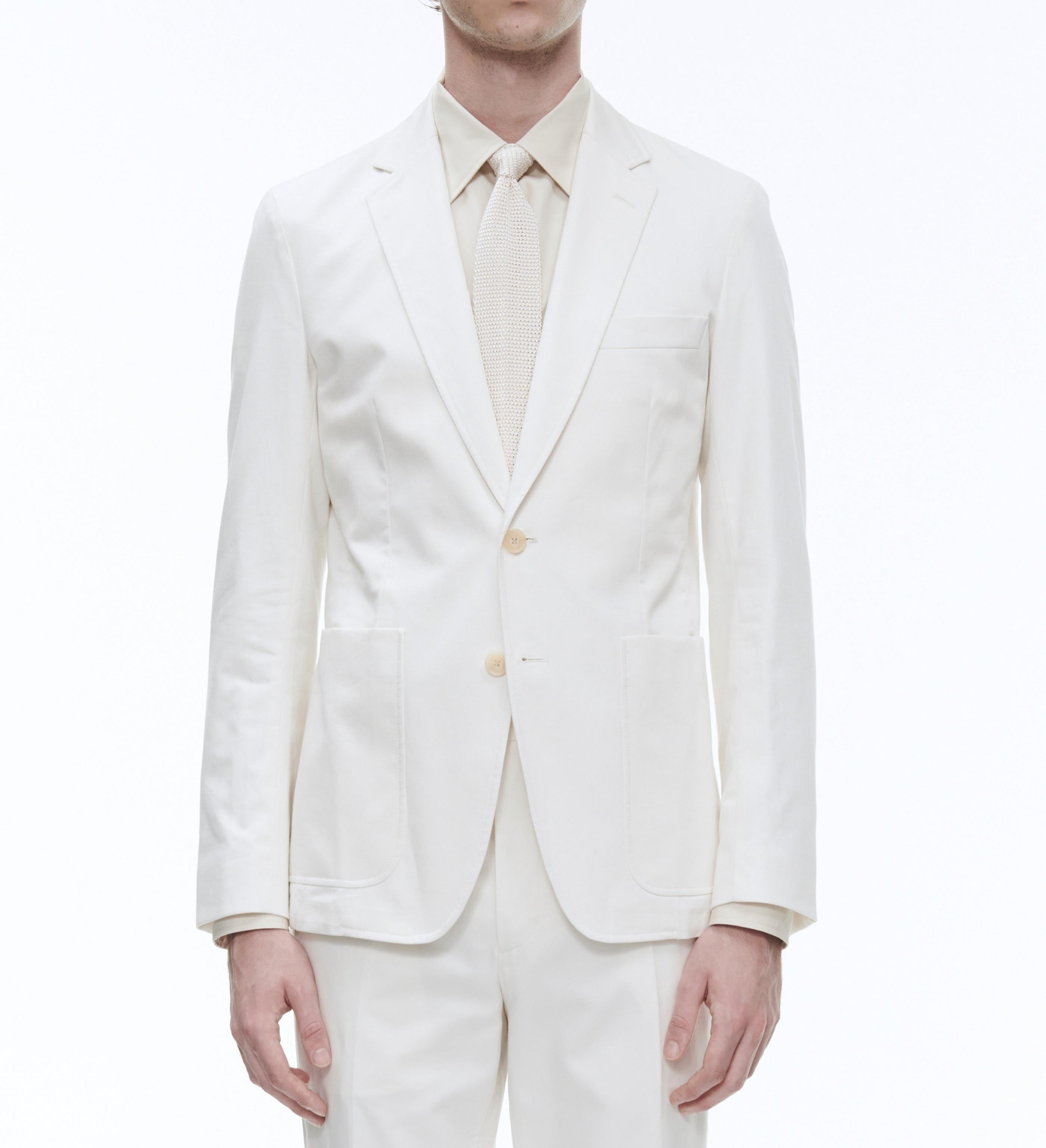 Fursac - Chaqueta de gabardina de algodón - Crudo - Hombre
