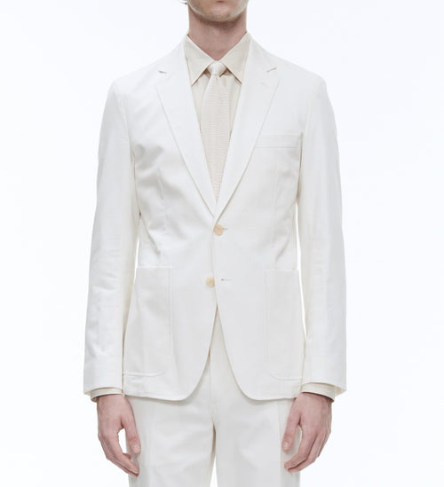 Fursac - Veste En Gabardine De Coton - Écru - Homme