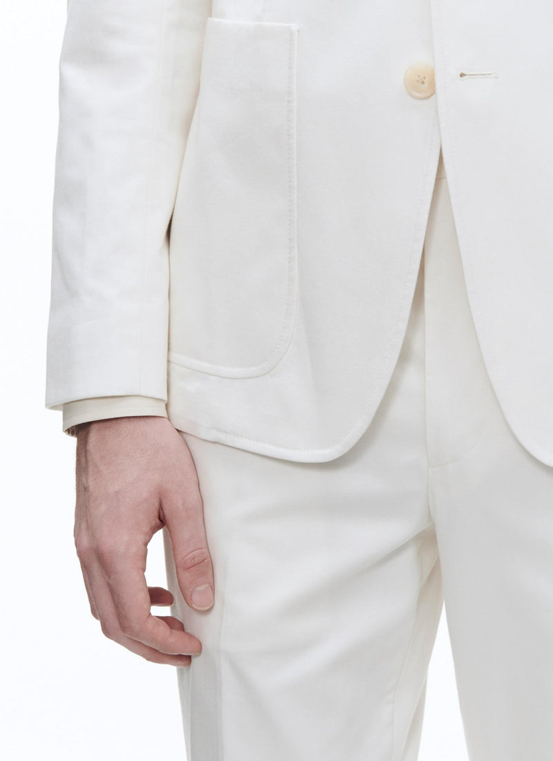 Fursac - Veste En Gabardine De Coton - Écru - Homme