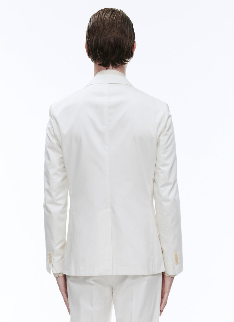Fursac - Veste En Gabardine De Coton - Écru - Homme