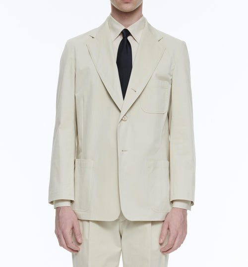 Fursac - Veste En Gabardine De Coton - Beige - Homme