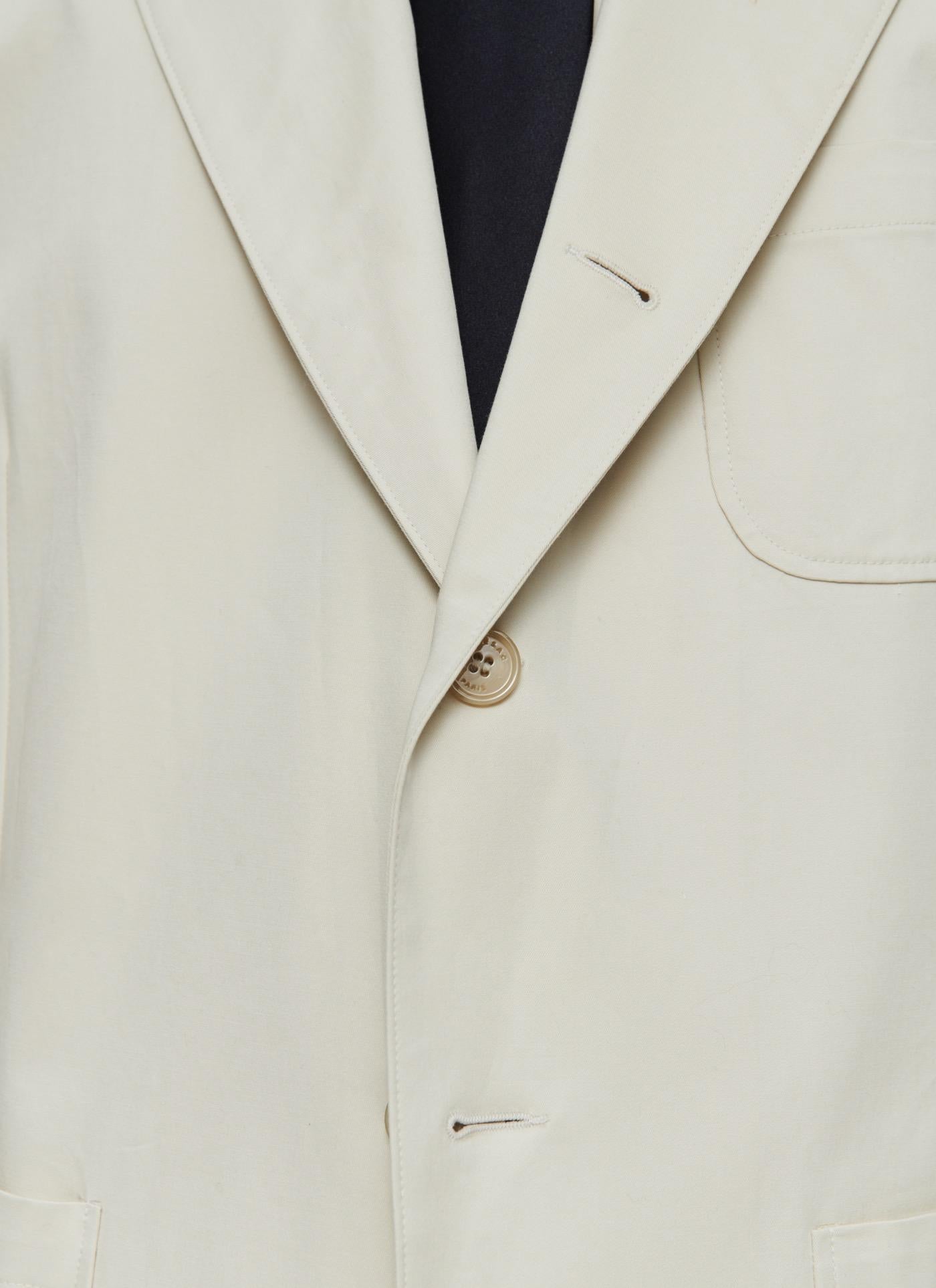 Fursac - Chaqueta de gabardina de algodón - Beige - Hombre