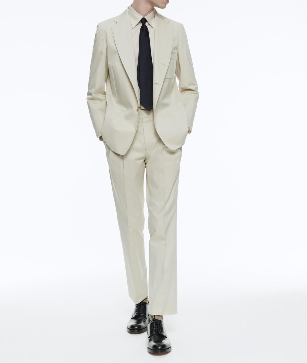 Fursac - Chaqueta de gabardina de algodón - Beige - Hombre