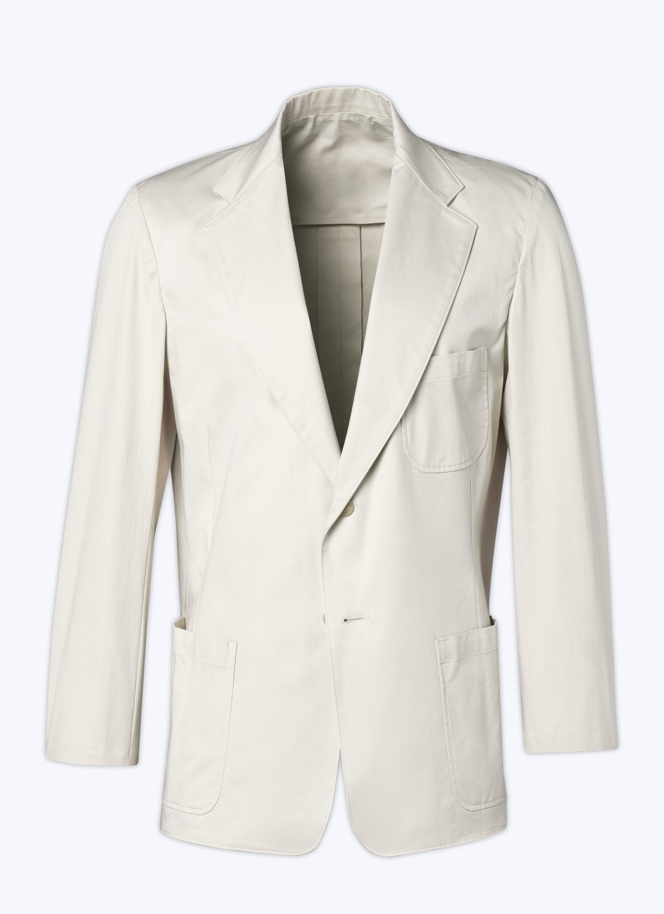 Fursac - Chaqueta de gabardina de algodón - Beige - Hombre
