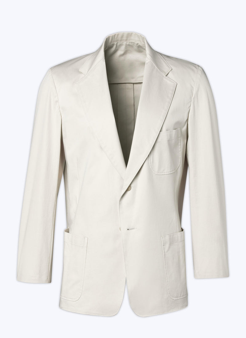Fursac - Veste En Gabardine De Coton - Beige - Homme