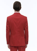 Fursac - Chaqueta cruzada de gabardina de algodón - Bermellón - Hombre