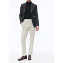 Veste Ajustée En Natté De Laine - Anthracite