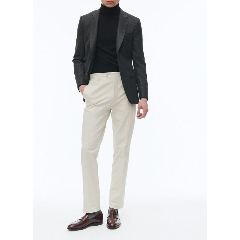 Veste Ajustée En Natté De Laine - Anthracite