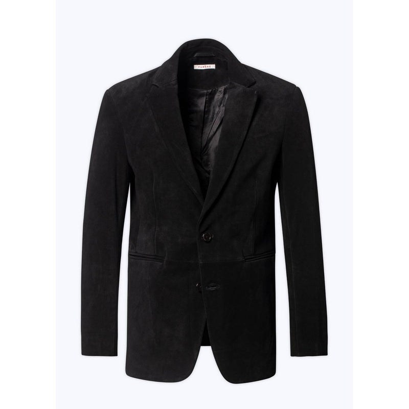 Blazer de ante - Negro