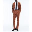 Soft Straight Jacket In Linen And Cotton - Camel