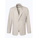 Veste Droite Souple En Lin Et Coton - Beige