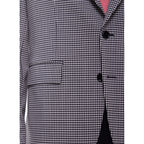 Veste Pied De Poule Noir Et Blanc Légère - Noir Et Blanc