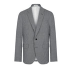 Veste Pied De Poule Noir Et Blanc Légère - Noir Et Blanc