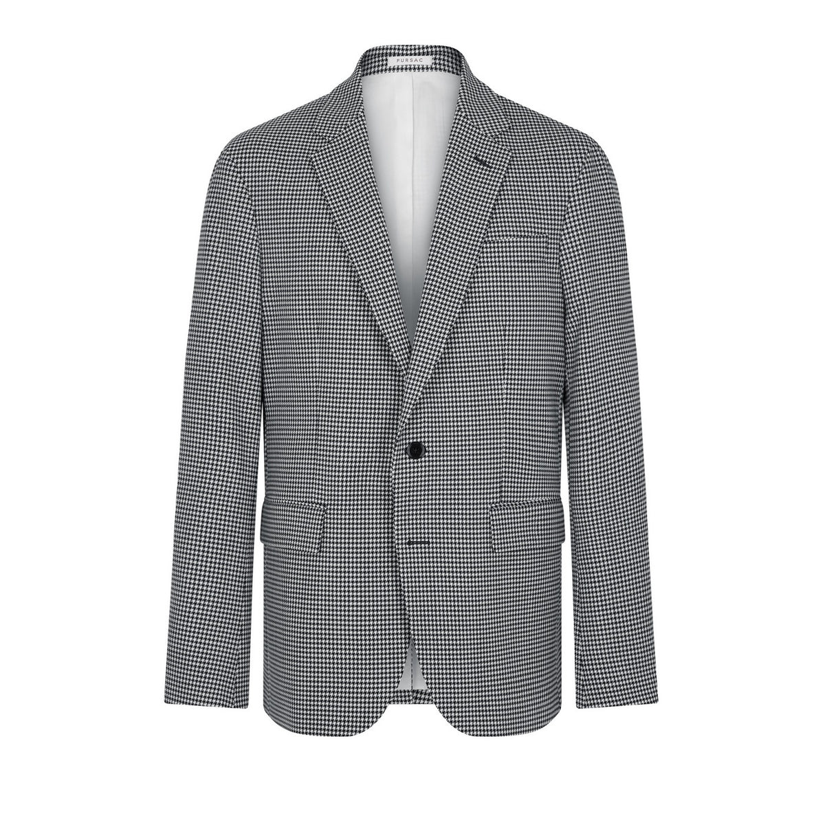 Veste Pied De Poule Noir Et Blanc Légère - Noir Et Blanc