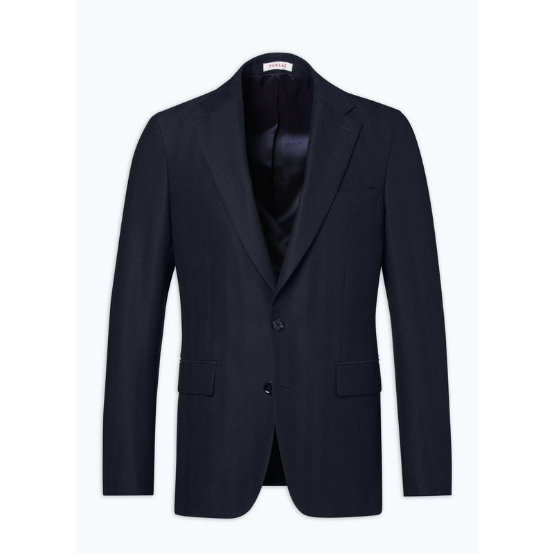 Chaqueta de espiguilla azul marino - Azul marino
