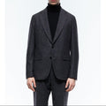Straight Jacket in Speckled Wool - Gray - Multicolored Speckled