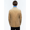 Chaqueta recta de pana - Beige