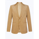 Chaqueta recta de pana - Beige
