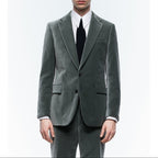 Palatine Chaqueta De Terciopelo Vert De Gris - Vert De Gris