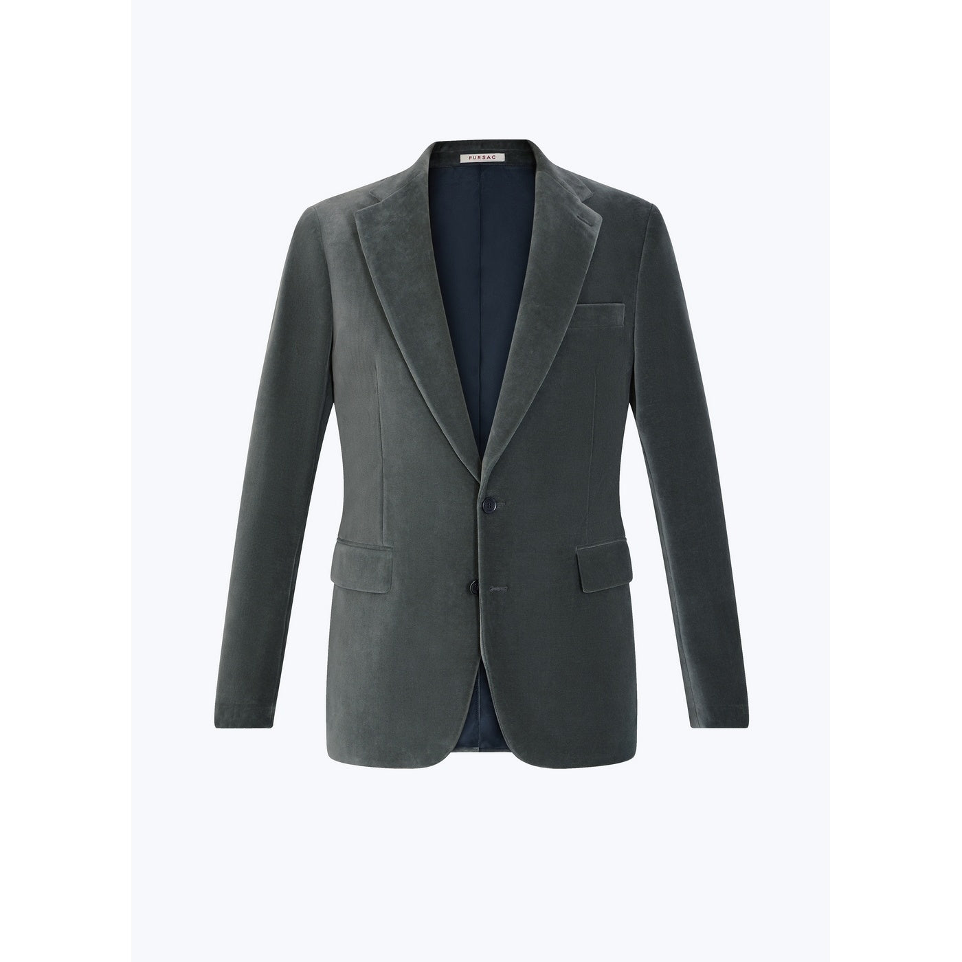 Palatine Chaqueta De Terciopelo Vert De Gris - Vert De Gris