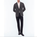 Chaqueta desestructurada de espiga gris - Antracita