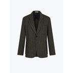 Chaqueta desestructurada de espiga gris - Antracita