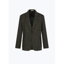 Chaqueta desestructurada de espiga gris - Antracita