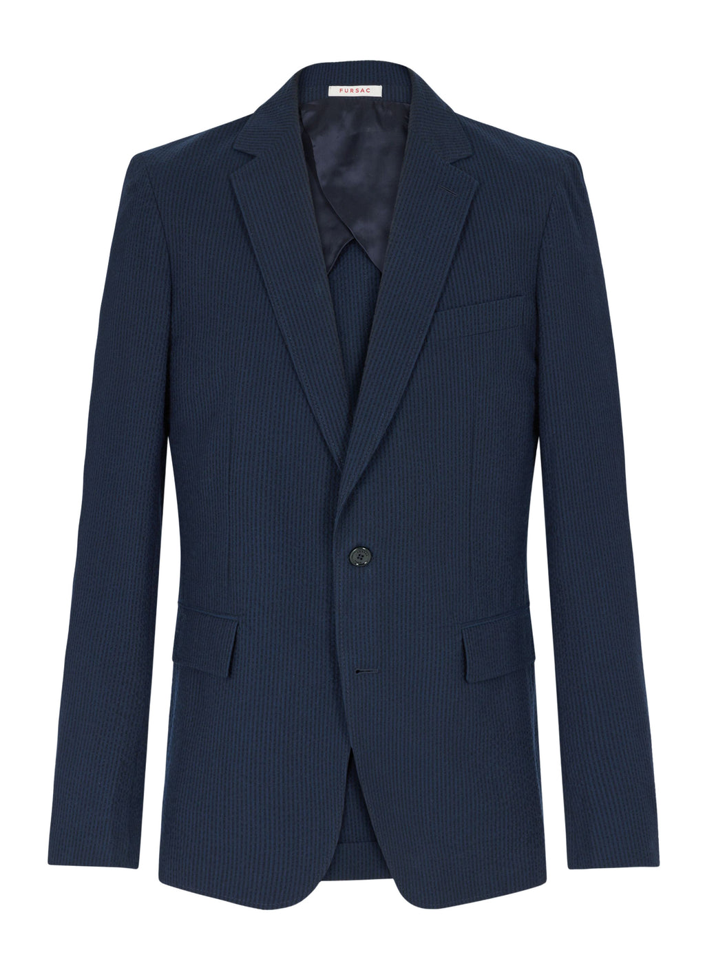 Chaqueta De Seersucker - Marino