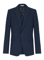 Chaqueta De Seersucker - Marino