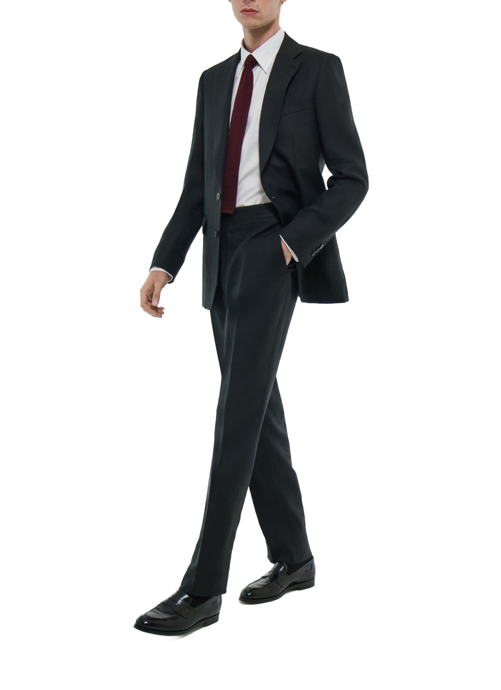 Veste En Lin - Noir