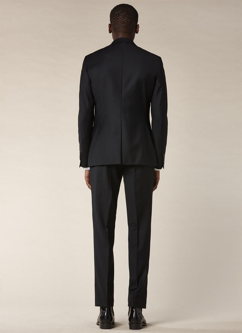 Fursac - Uni S'120 Twill Suit Jacket - Black