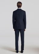 Fursac - Toile Crease Resistent Suit Jacket - Navy