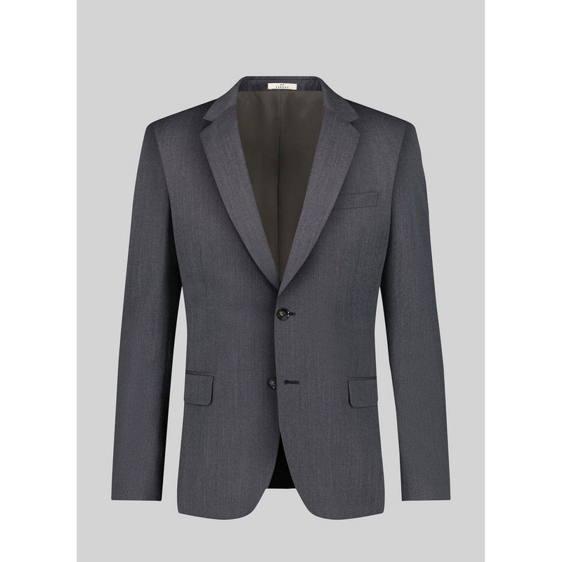 Fursac - Chaqueta Serge de lana - Acero