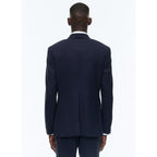 Veste Croisée En Laine Certifiée - Bleu